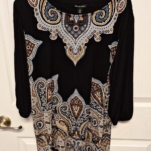 a Cha Cha Vente Pullover Stretch Tunic Size 1X